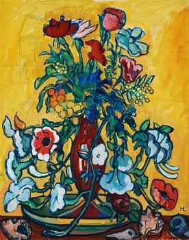 328. Hilding Linnqvist, "Variation av Blommor i Veneziansk vas" (Variation of Flowers in Venetian Vase).