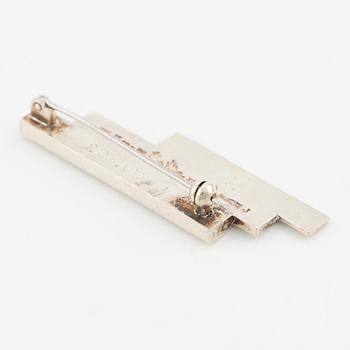 Wiwen Nilsson, three brooches, sterling silver, Lund 1956, 1957 and 1958.
