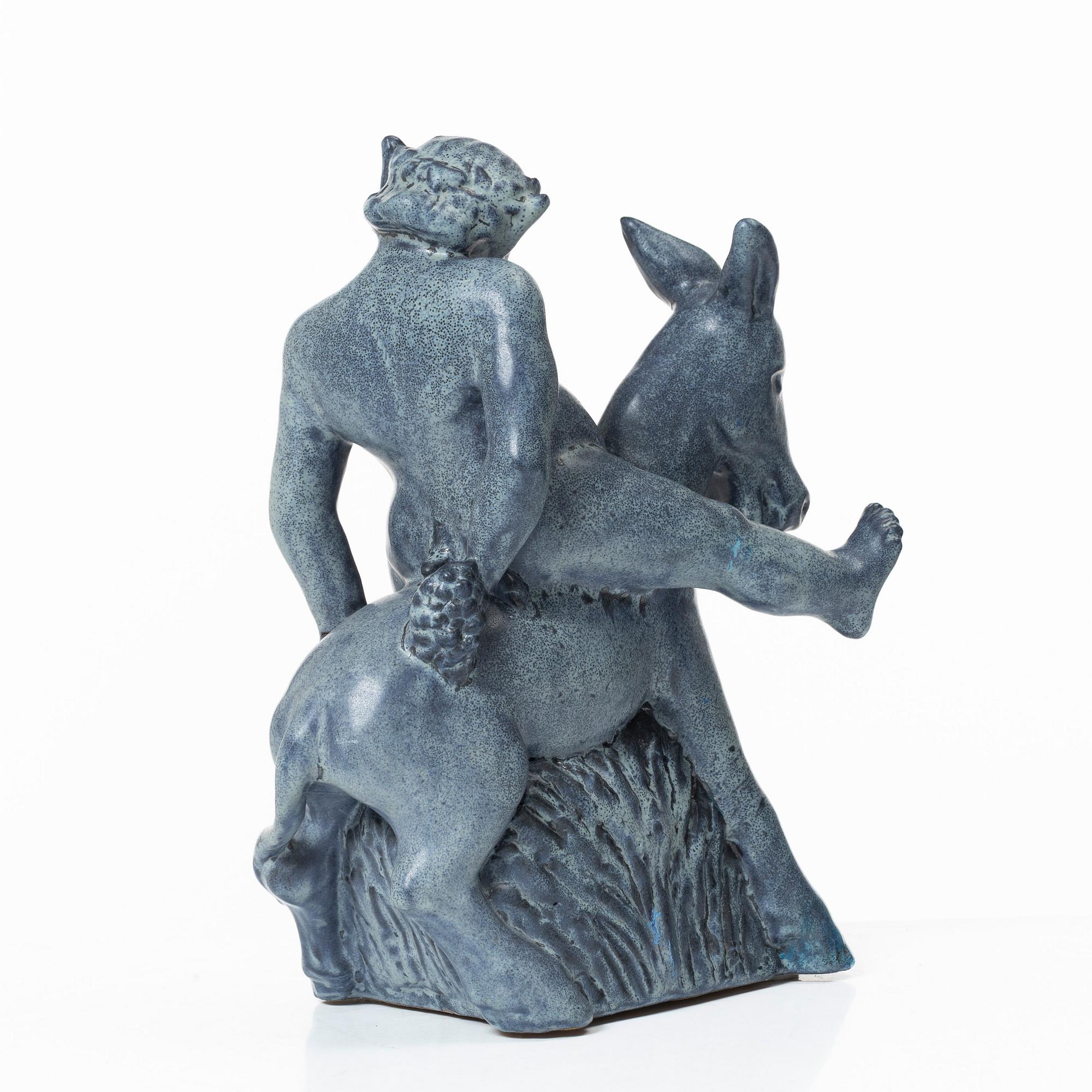 Åke Holm, an earthenware sculpture, Höganäs.