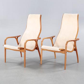 a pair of "Lamino" armchairs, Swedese.