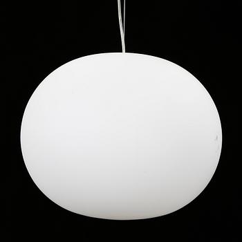 TAKLAMPA, "Glo-Ball", design Jasper Morrison 1999 för Flos, Italien. H 33.