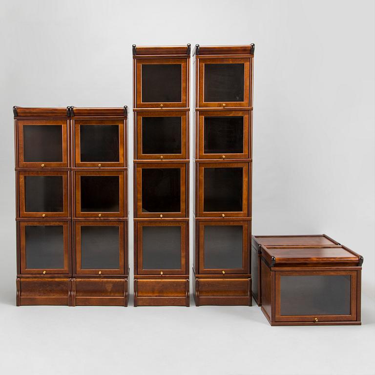 A set of 14 + 2 book cabinets /book shelf for Boknäs, 21st Century.