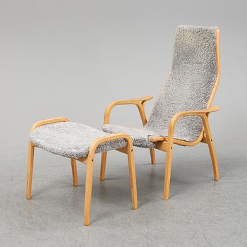 YNGVE EKSTRÖM, Lamino easy chair with foot stool, Swedese.