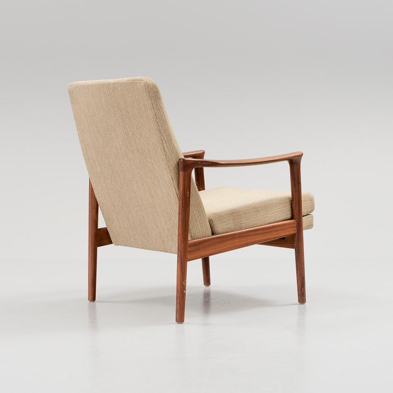 A danish teak armchair from the 1960's.