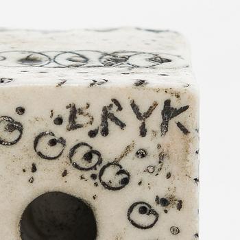 Rut Bryk, a stoneware cruet signed BRYK.