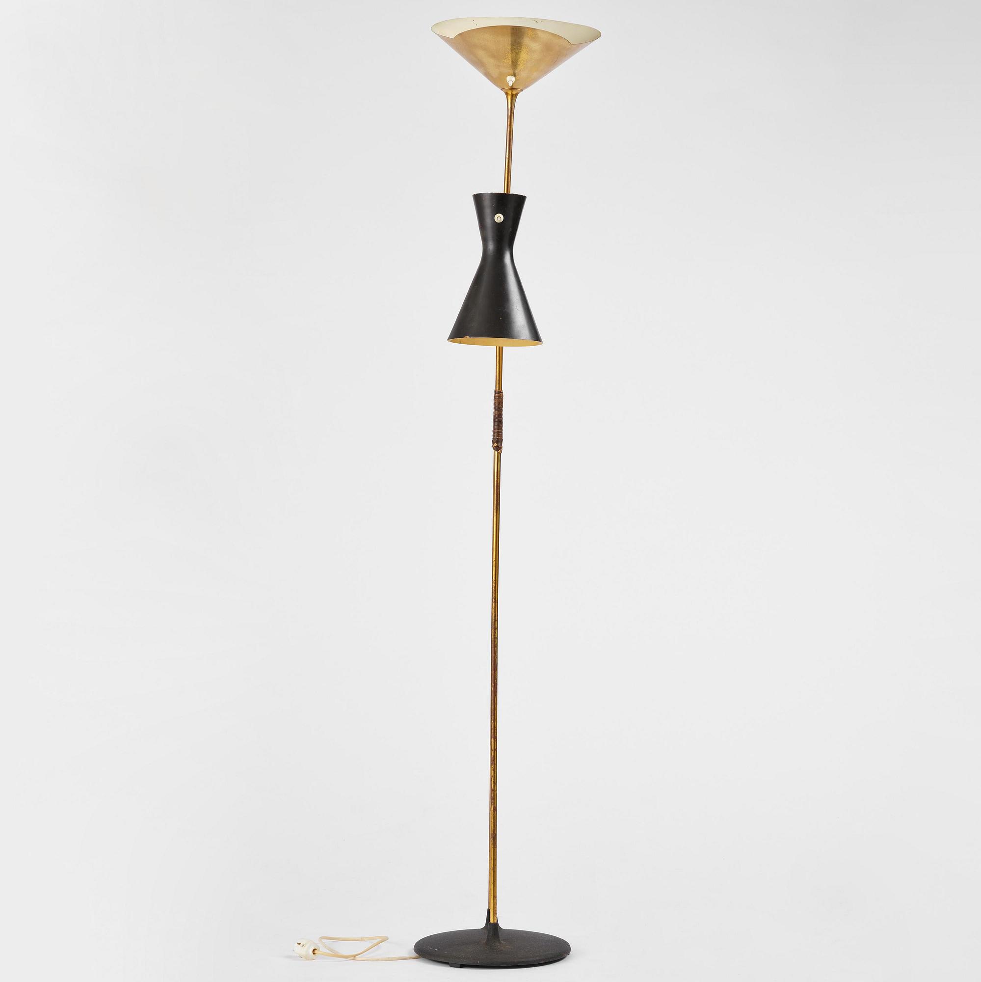 Asea, a Swedish Modern floor lamp model "E1781", Västerås, 1950s.