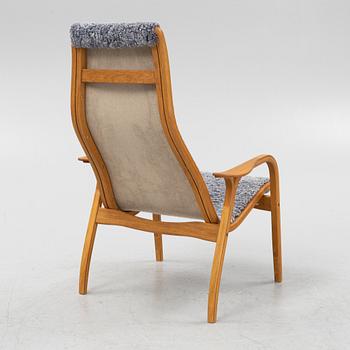 Yngve Ekström, an oak  'Lamino' easy chair from Swedese dated -12.
