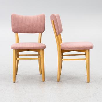 A dining group, 5 pieces, Nordiska Kompaniet, circa mid-20th century.