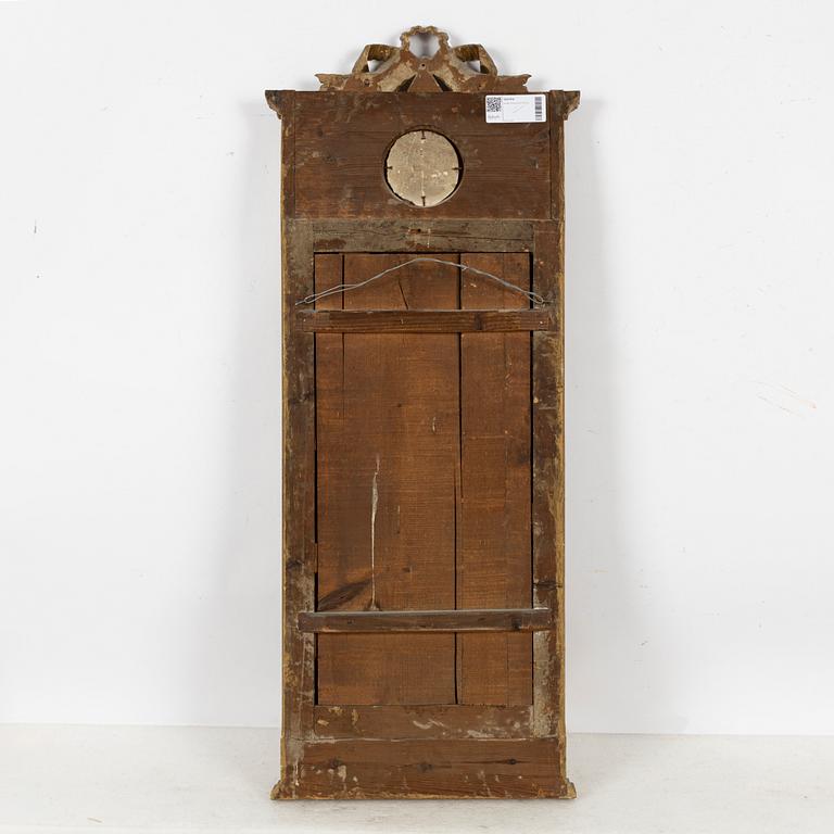 A late Gustavian mirror, late 18th Century.