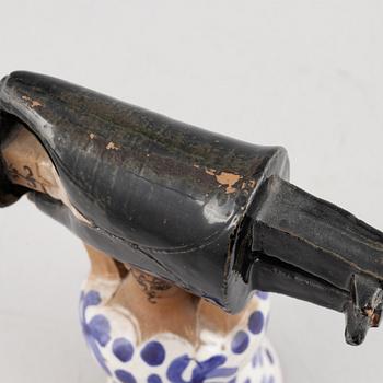 Lisa Larson, figurin, stengods, "Samhällsdebatten", Gustavsberg.