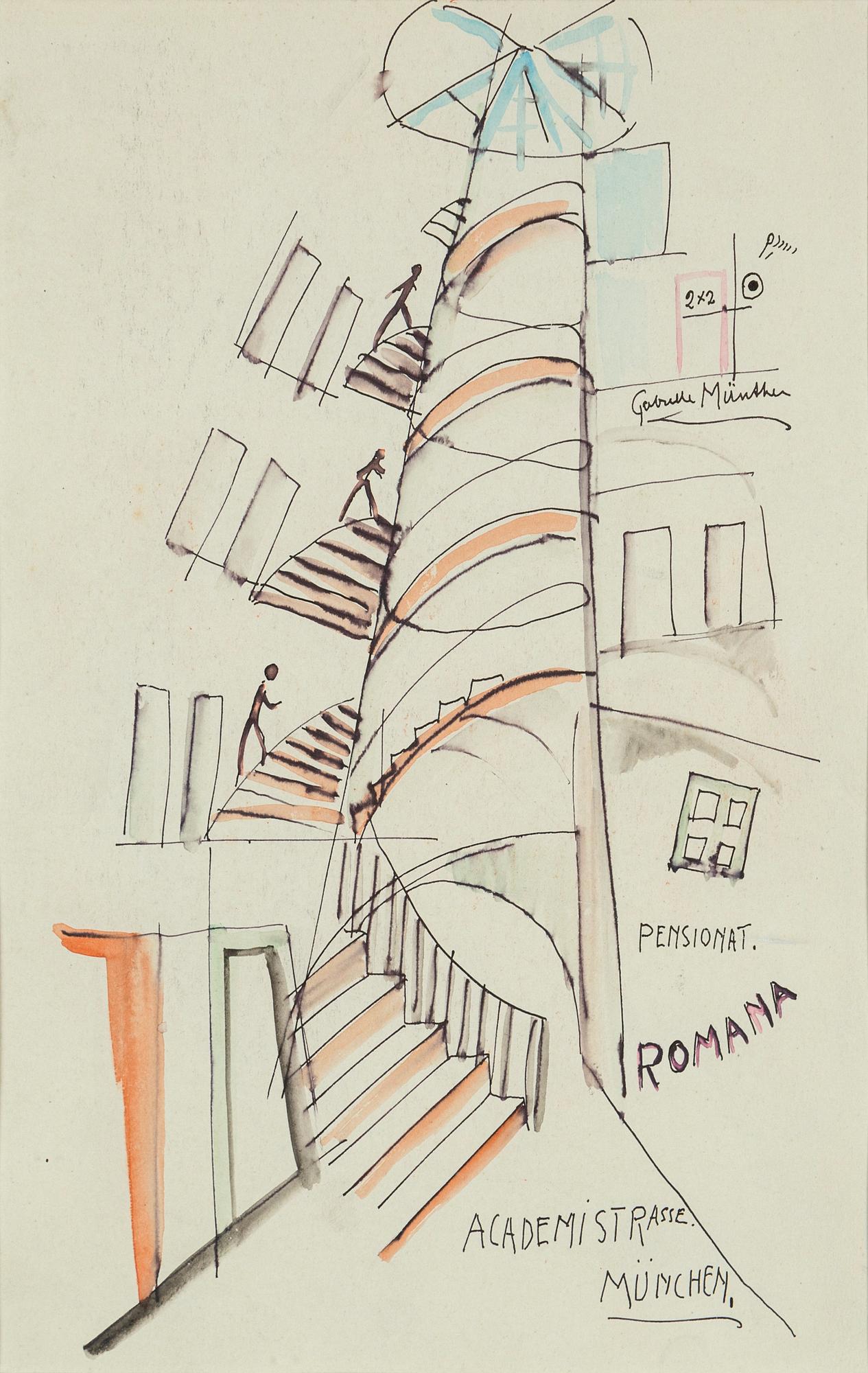 John Jon-And, mixed media. Executed 1921.