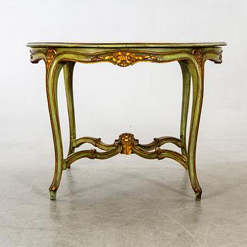 An mid 20th century Louis XV-style table from Paoletti, Firenze Italy.