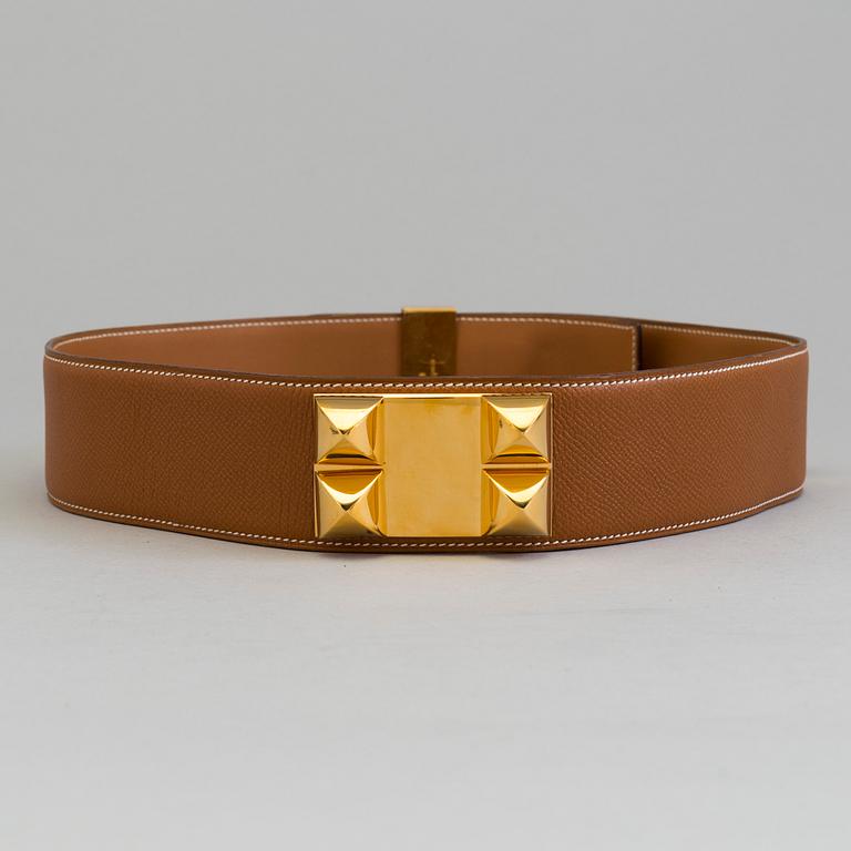 BÄLTE, "Collier de Chien", Hermès, storlek 76.