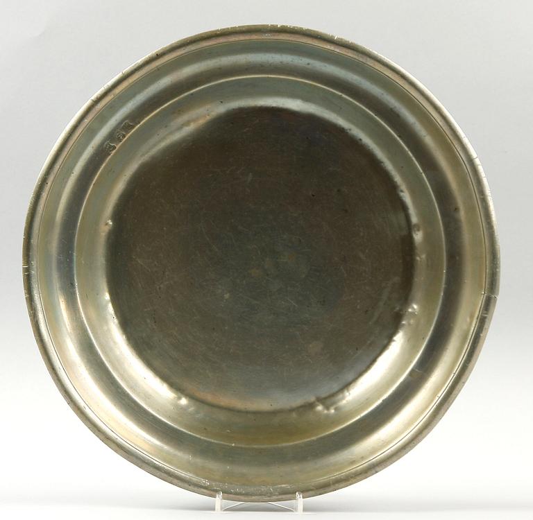 SKÅLFAT, tenn, Samuel Marnel (1748-1775), Stockholm.