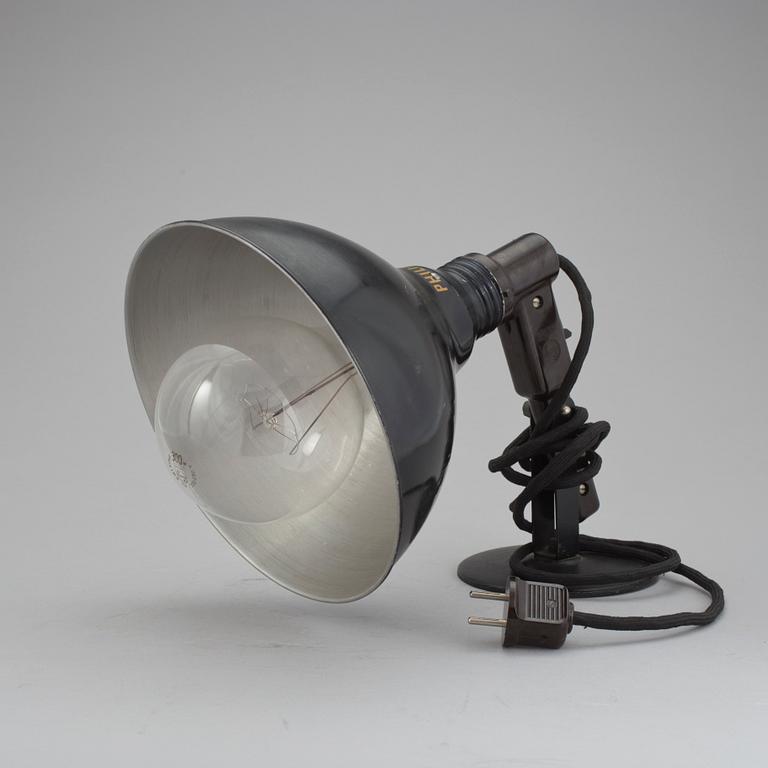 VÄGGLAMPA, Philips, 1900-talets mitt.