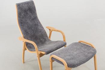 YNGVE EKSTRÖM, armchair "LAMINO" SWEDESE.