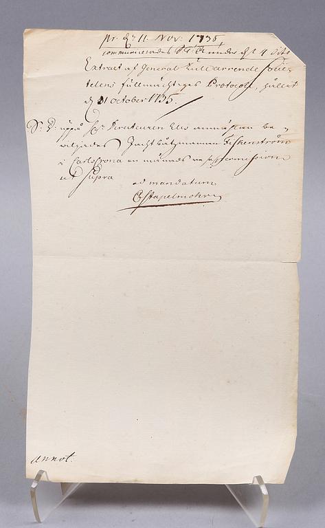 DIVERSE HANDLINGAR OCH AUTOGRAFER, 14 st, bla Sven Hedin, Georg von Rosen, Olof Hermelin, KG Ossian Nilsson.