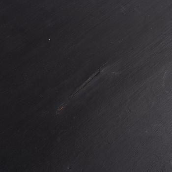 A painted pine table, second half of the 20th Century.