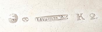 SOPPSLEV, silver, svenska stämplar 1792. Total vikt 145 gram.