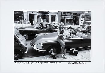 Carl Johan De Geer, photo, signed 3/10.