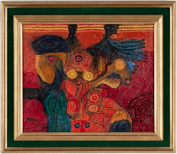 Ardy Strüwer, oil on panel, signed and dated -64.