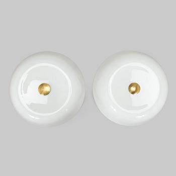 Lisa Johansson-Pape, A set of two mid-20th century ceiling lights, model 1116, Orno, Finland.