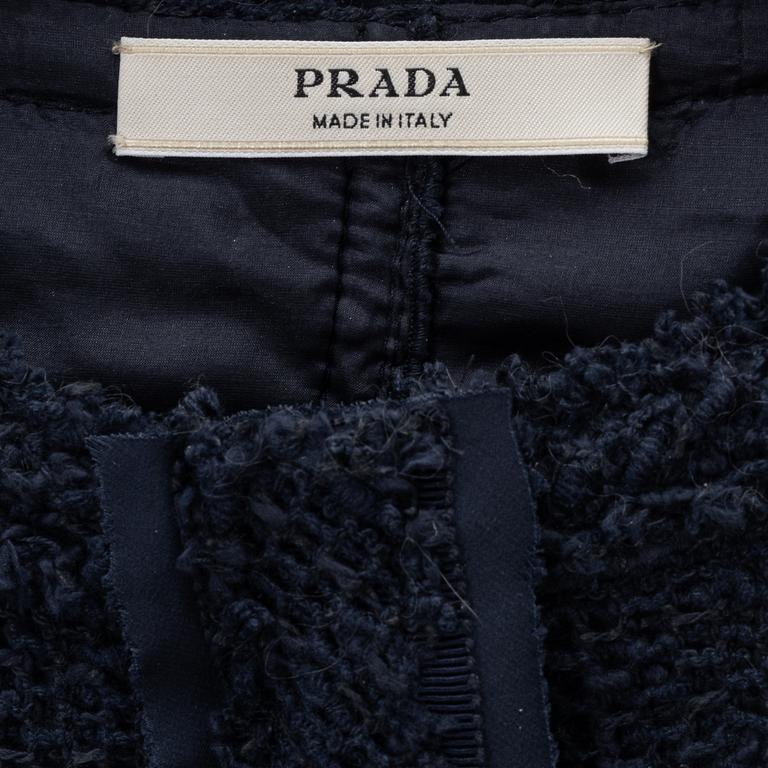 Prada, a tweed jacket, size 40.