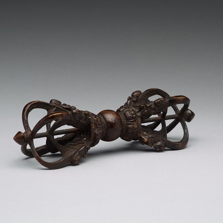VAJRA, brons. Tibet, 1800-tal.