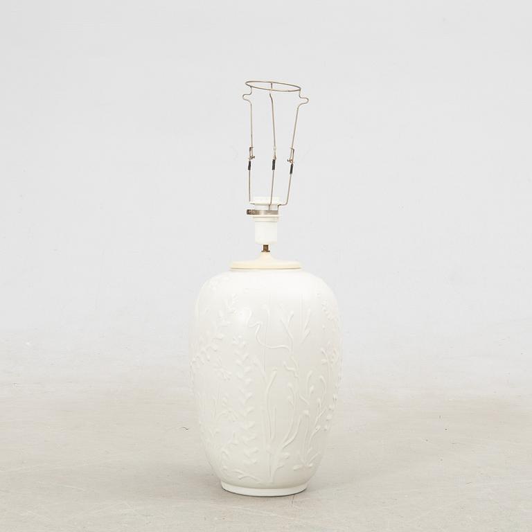 Table lamp Nittsjö 1940s/50s stoneware.
