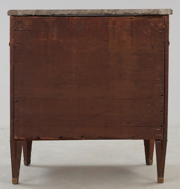 A Gustavian 18th cenury commode attributed to J Hultsten, master 1773.