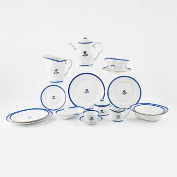 Wilhelm Kåge, servis, 59 delar, porslin, Guldstjärna, Gustavsberg.