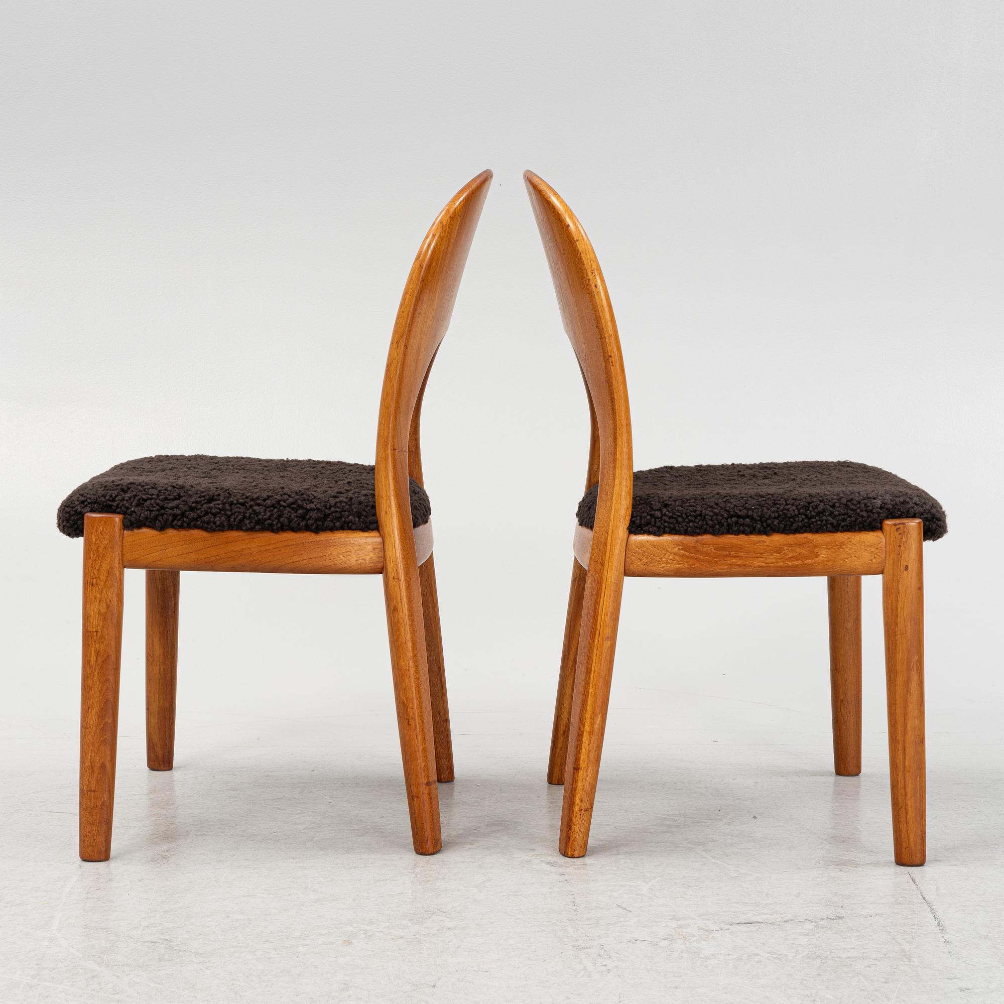 Niels Koefoed, stolar, 6 st, Danmark, 1960-tal.