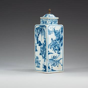 VAS med LOCK, porslin. Qing dynastin, tidigt 1700-tal.