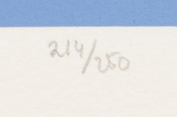 Victor Vasarely, serigraph, signed 214/250.