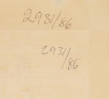 Jenny Nyström, watercolour, signed,