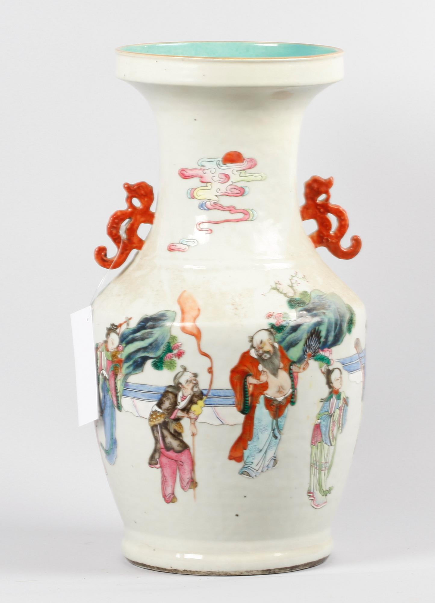GOLVVAS, porslin, Kina, 1800/1900-tal.