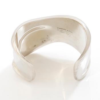 Tiffany & Co, Elsa Peretti, bangle, “Bone Cuff”, sterling silver,