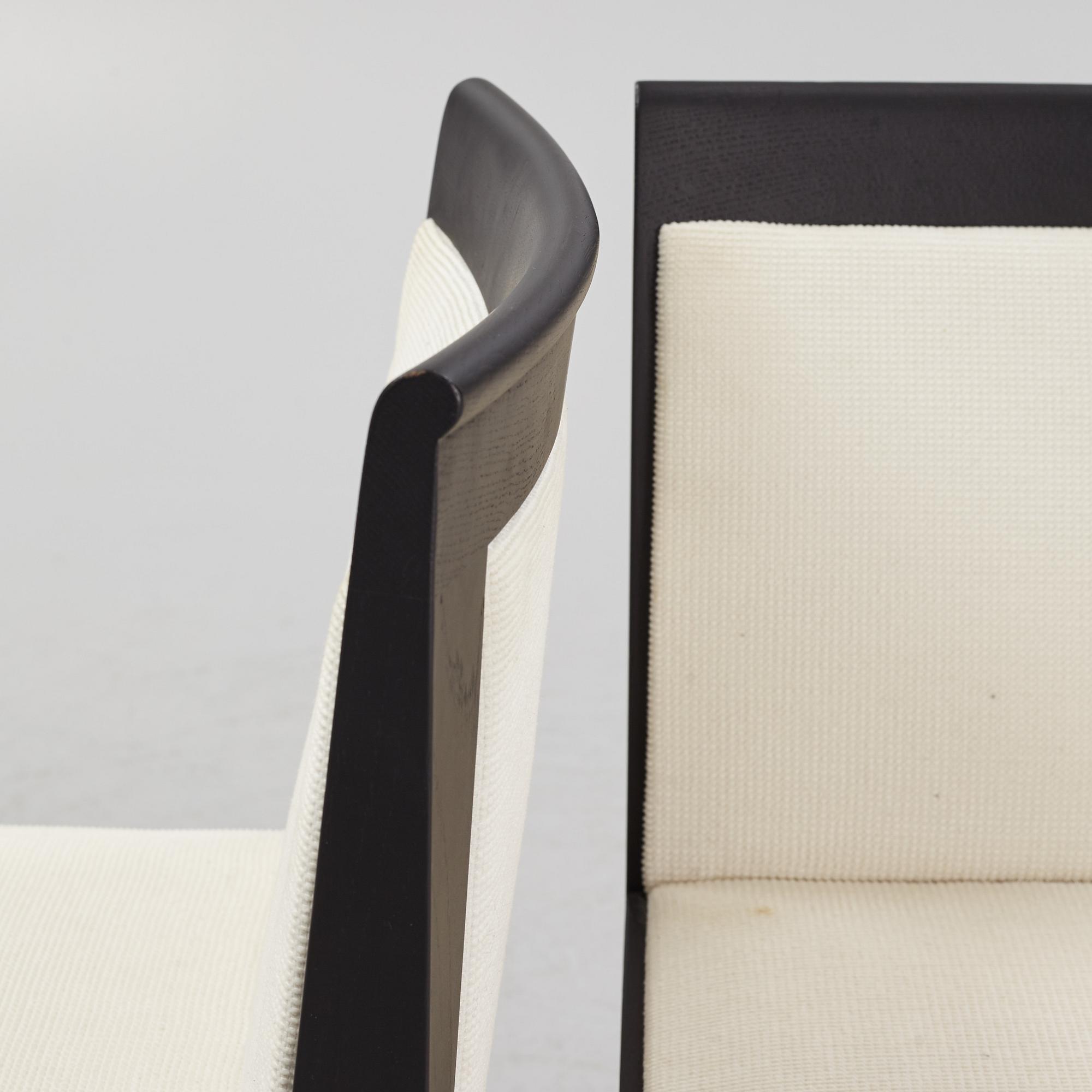 Aldo Rossi & Luca Meda, a set of six 'Teatro' chairs from Molteni, Italy.