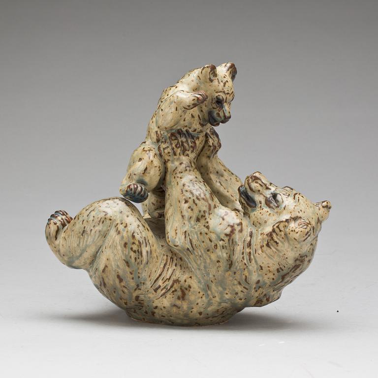 FIGURGRUPP, stengods, Knud Kyhn, Royal Copenhagen.