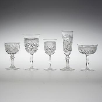 GLASSERVIS, 115 delar, 1900-talets första hälft.