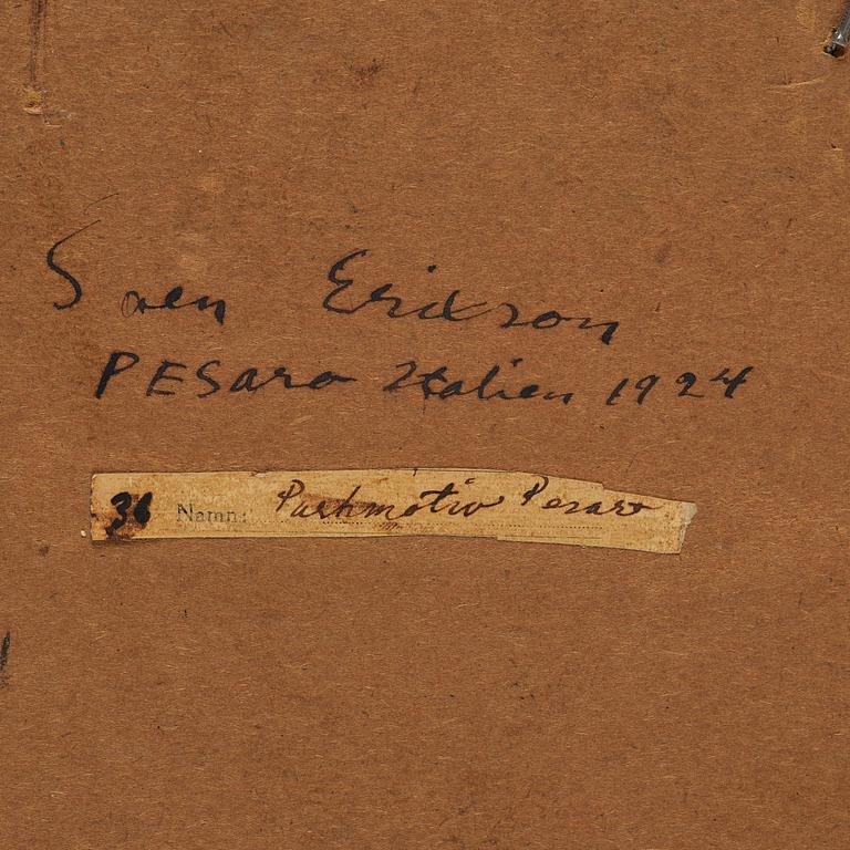 Sven X:et Erixson, "Parkmotiv, Pesaro".