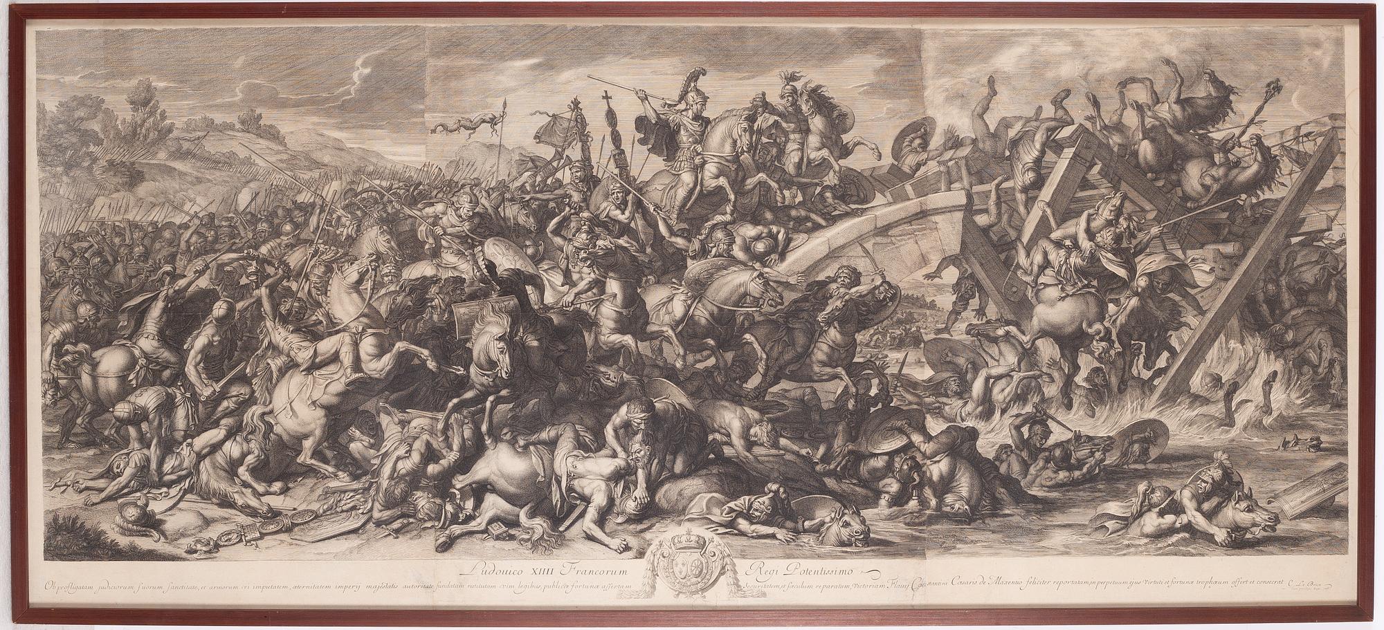Charles Le Brun, after, The Battle of Granicus.
