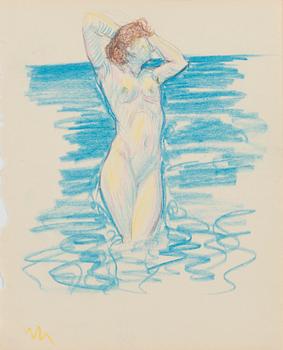 Santeri Salokivi, Ladies on the Beach, 3 pcs.