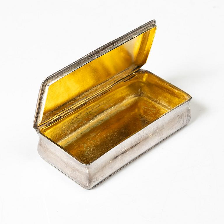 Silver, 5 pieces, Sweden 19th-20th century.