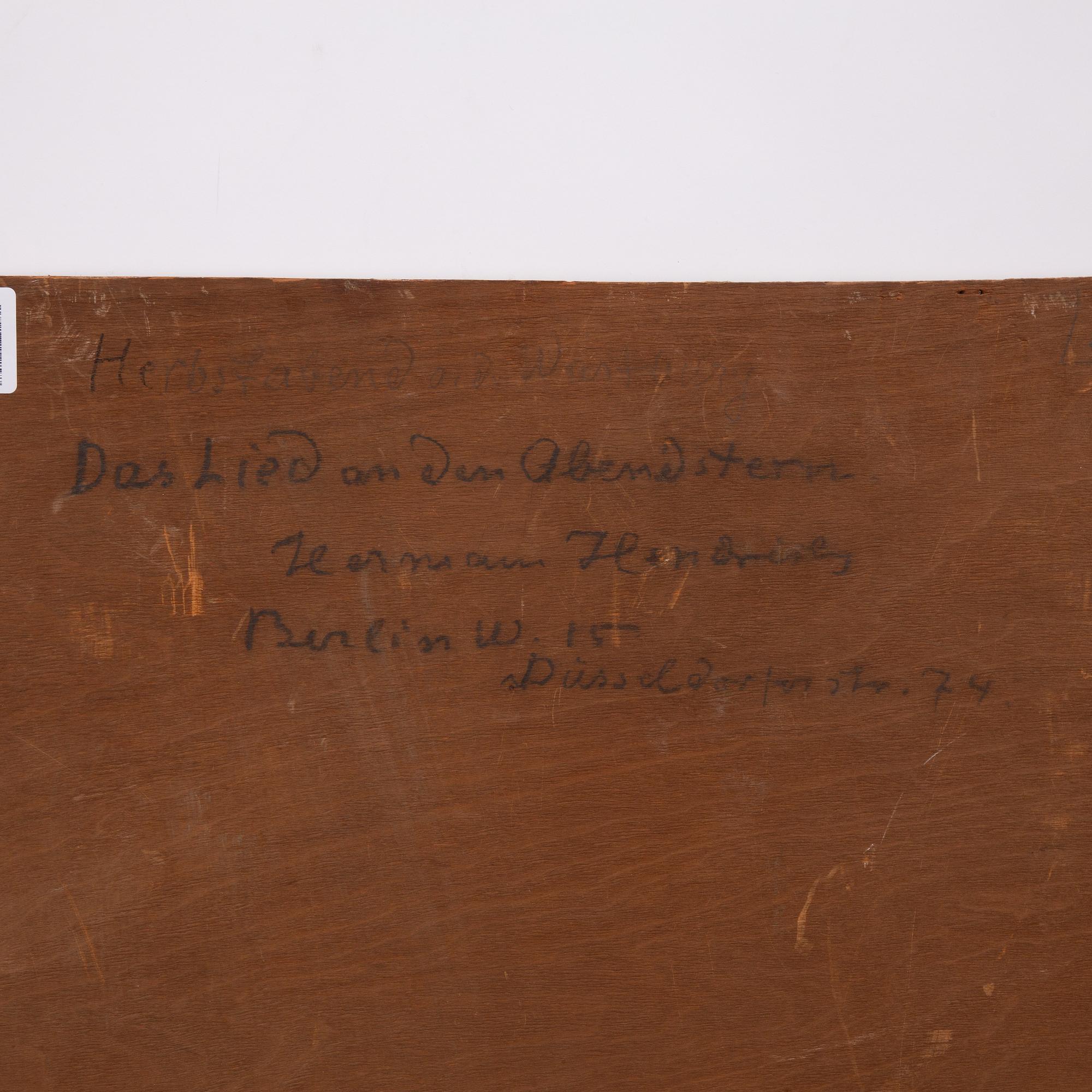 Hermann Hendrich, Landscape with a castle.