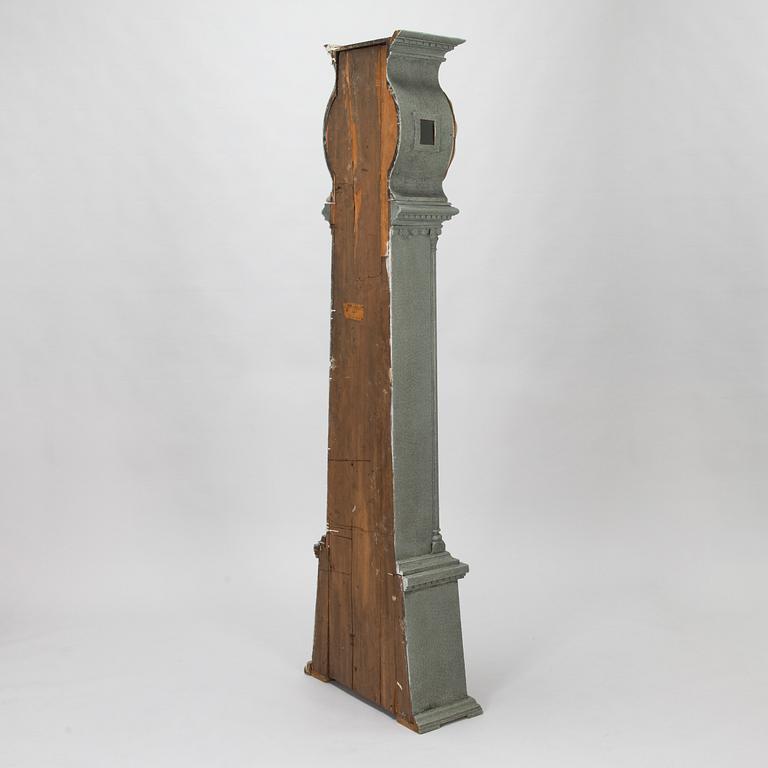 A Gustavian early 19th-century longcase clock by Assar Jacobsson, Sweden.