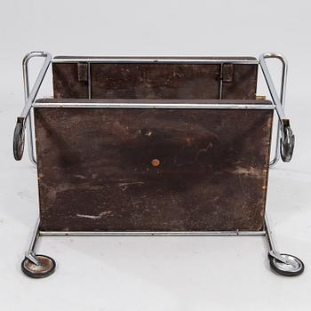 A 1930s tea trolley for Helsingin Uusi Rautasänkytehdas J. Merivaara, Finland.