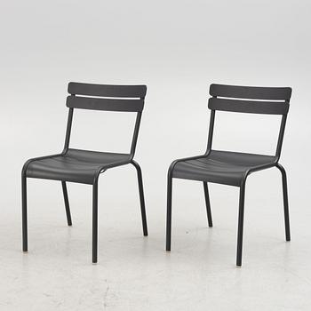 Frédéric Sofia, table and chairs, 6 pcs, "Luxembourg", Fermob.