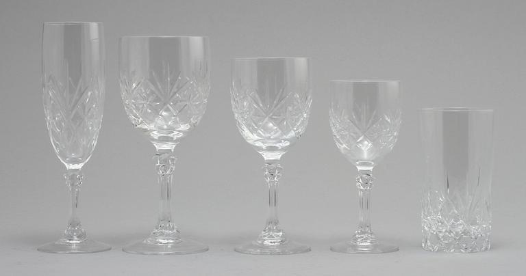 SERVISDELAR, 37 st, glas, 1900-tal.