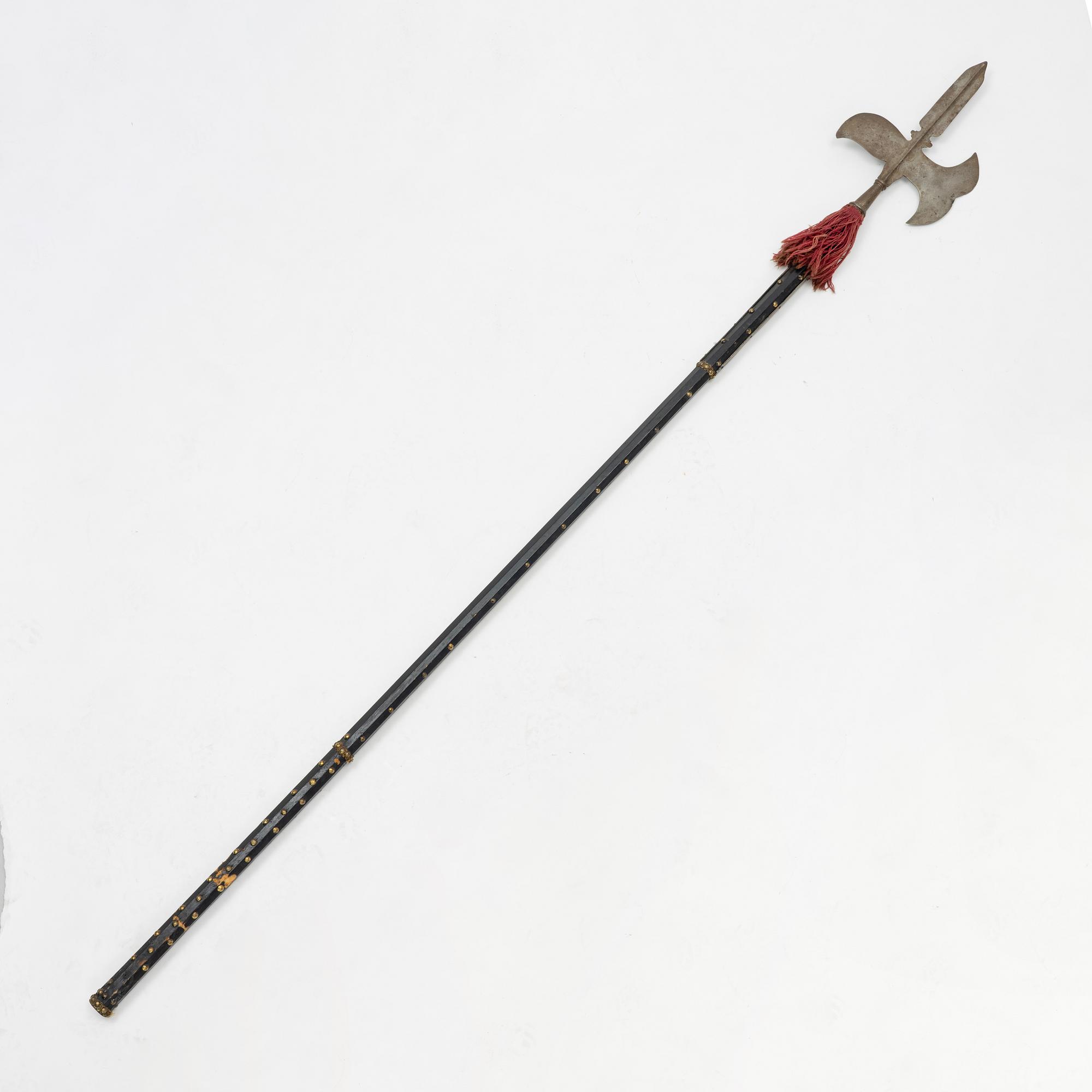 A  decorative halberd, 19th Century.